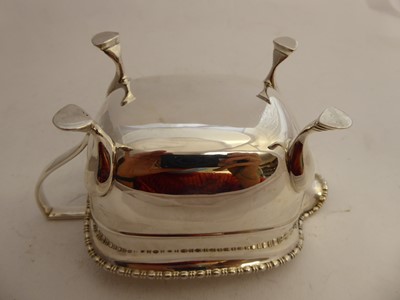 Lot 2123 - A Three-Piece George V Silver Tea-Service