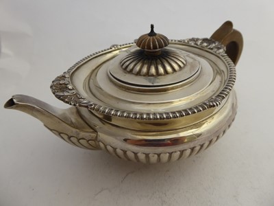 Lot 2107 - A Three-Piece Victorian Silver Tea-Service