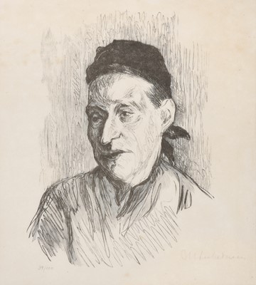 Lot 1001 - Max Lieberman (1847-1935) German Portrait of...