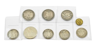 Lot 74 - Victoria, 7 x Silver Coins comprising: 2 x...