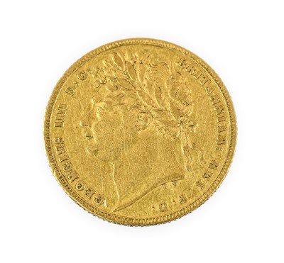 Lot 86 - George IV Sovereign 1821, obv. laureate bust,...