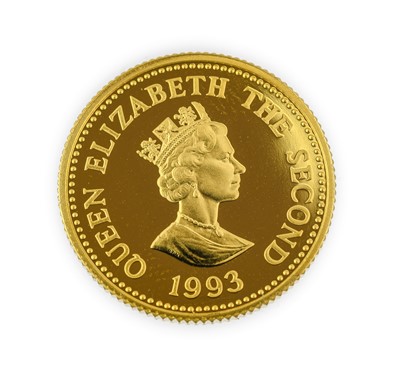 Lot 109 - Alderney, Gold Proof £25 1993 commemorating...