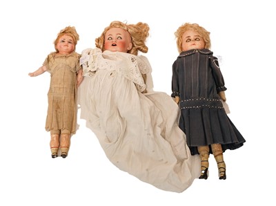 Lot 1012 - German Kestner 263 bisque socket head doll...