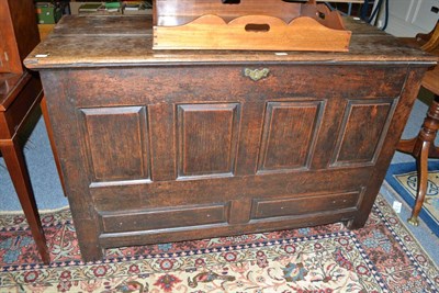 Lot 700 - An 18th century coffer