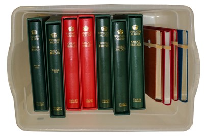 Lot 205 - Great Britain Collection in Windsor Albums
