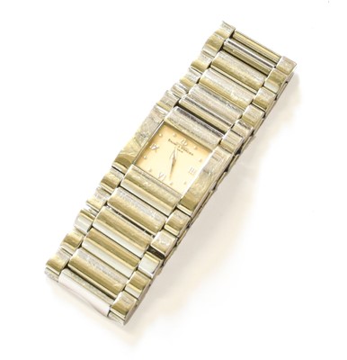 Lot 198 - A Lady's Stainless Steel Wristwatch, signed...