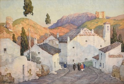 Lot 520 - Albert Moulton Foweraker (1873-1942) Granada...