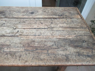 Lot 233 - An Early 18th Century Oak Refectory Dining...