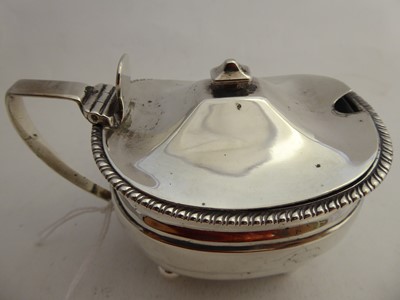 Lot 2012 - A George III Silver Mustard-Pot, Maker's Mark...