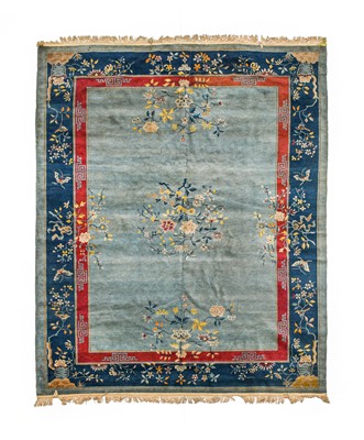 Lot 1136 - Chinese Carpet, circa 1910 The ice blue field...