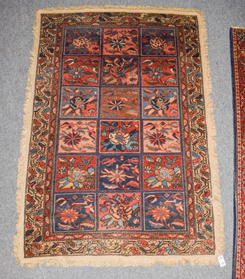 Lot 1006 - Bakhtiari rug, the compartmentalised...