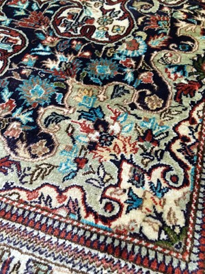 Lot 1113 - Chinese Silk Rug of unusual size, modern The...