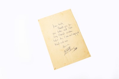 Lot 3135 - Keith Richards Handwritten Letter