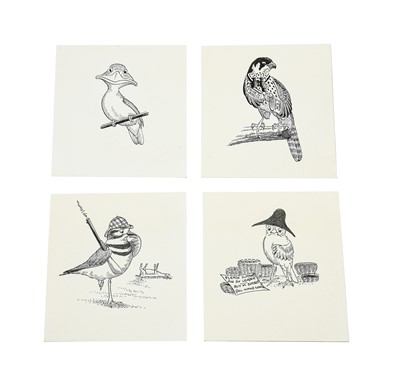 Lot 106 - Norman Arlott (1947-). Set of original illustrations for Just a Lark! by Jim Flegg, 1984