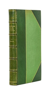 Lot 81 - Shelley (George Ernest). A Handbook to the Birds of Egypt, 1st edition, 1872