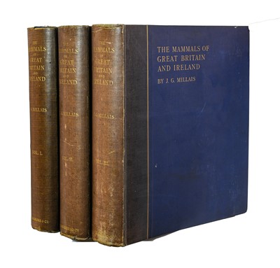Lot 65 - Millais (John Guille). The Mammals of Great Britain and Ireland, 1904, inscribed to G. E. Lodge