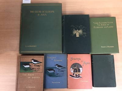 Lot 40 - Alpheraky (Sergius). The Geese of Europe and Asia, 1905, & 6 others