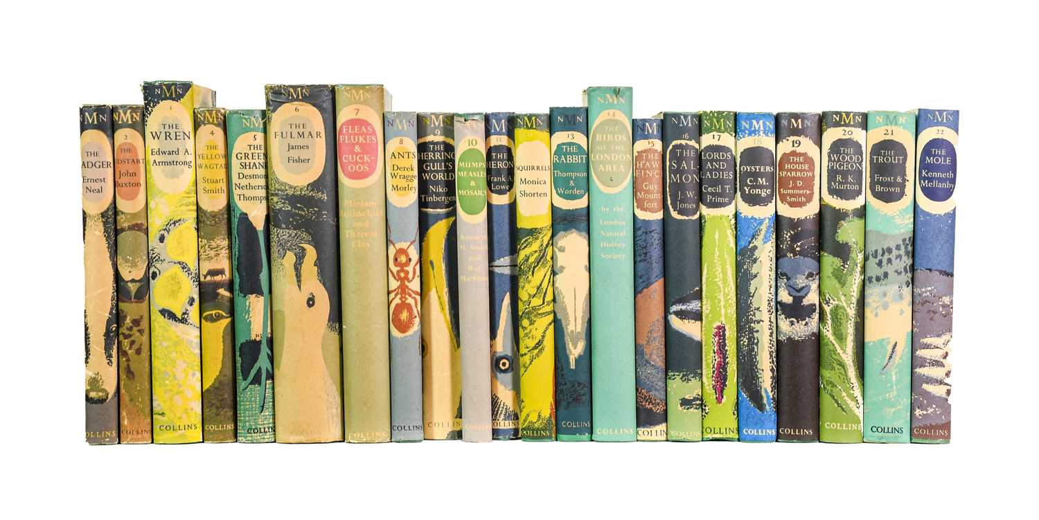 Lot 67 - New Naturalist Monographs. Eric Hosking's personal complete set, 1st editions, 1948-71