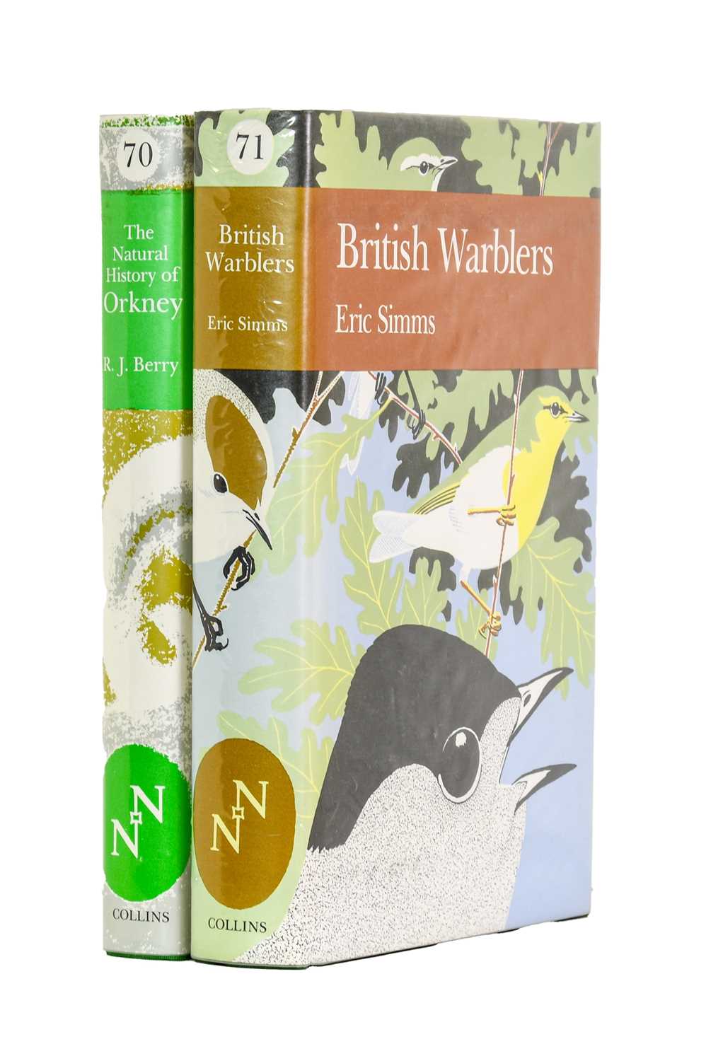 Lot 75 - New Naturalists. The Natural History of Orkney & British Warblers, 1st editions, 1985
