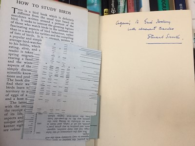 Lot 87 - Eric Hosking Library. Collection of modern ornithology titles inscribed to Eric Hosking