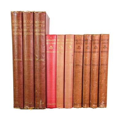 Lot 44 - Booth (Edward Thomas). Rough Notes on Birds, 1st edition, 1881-7, & 3 others