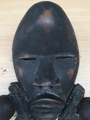 Lot 275 - Four Dan Carved Wood Masks, Ivory Coast, one...