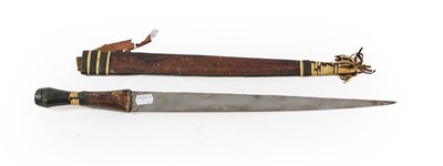 Lot 241 - A Tuareg Takouba, with hand forged double edge...