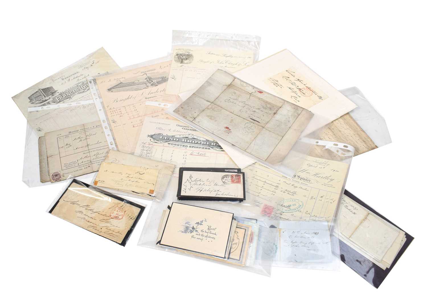 Lot 83 - A collection of hand written letters, many pre-...