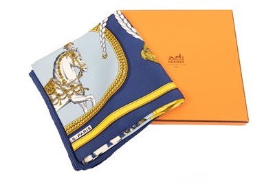 Lot 3016 - Hermès Silk Scarf 'Grand Apparat', designed by...