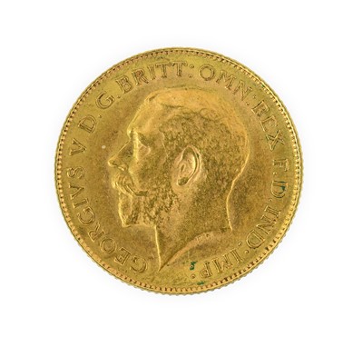 Lot 15 - George V, Half Sovereign 1914, small scratch...