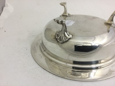 Lot 2123 - A George VI Silver Muffin-Dish and Cover, by...