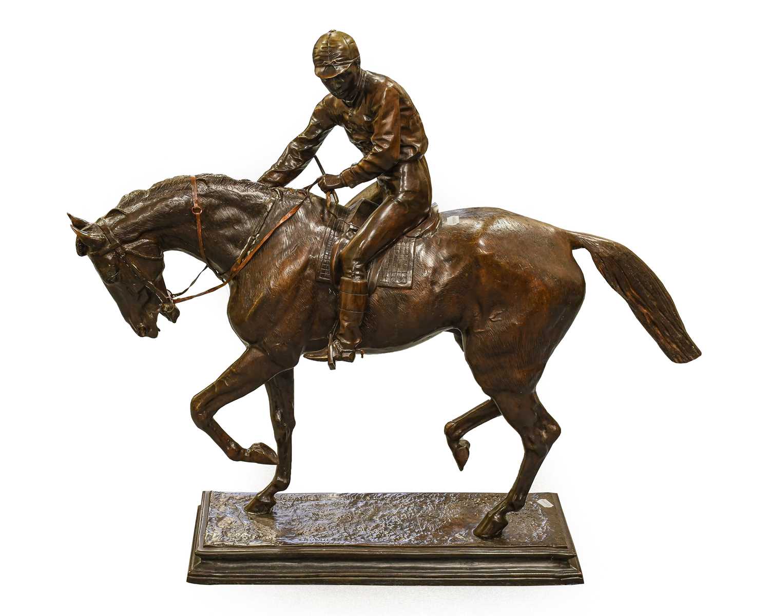 Lot 109 - After Isadore Bonheur: A Bronze of a Racehorse...