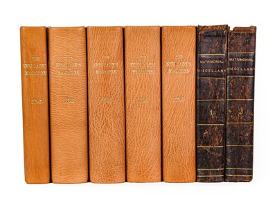 Lot 180 - New Lady's Magazine, 5 volumes, 1792-6, & Kinnersley, Matrimonial Miscellany, 1818-19
