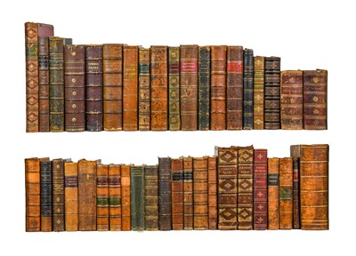 Lot 160 - Bindings. A large collection of leather bindings ex libris John H. Fawcett CMG