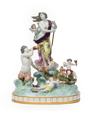 Lot 85 - A Frankenthal Style Porcelain Figure Group,...