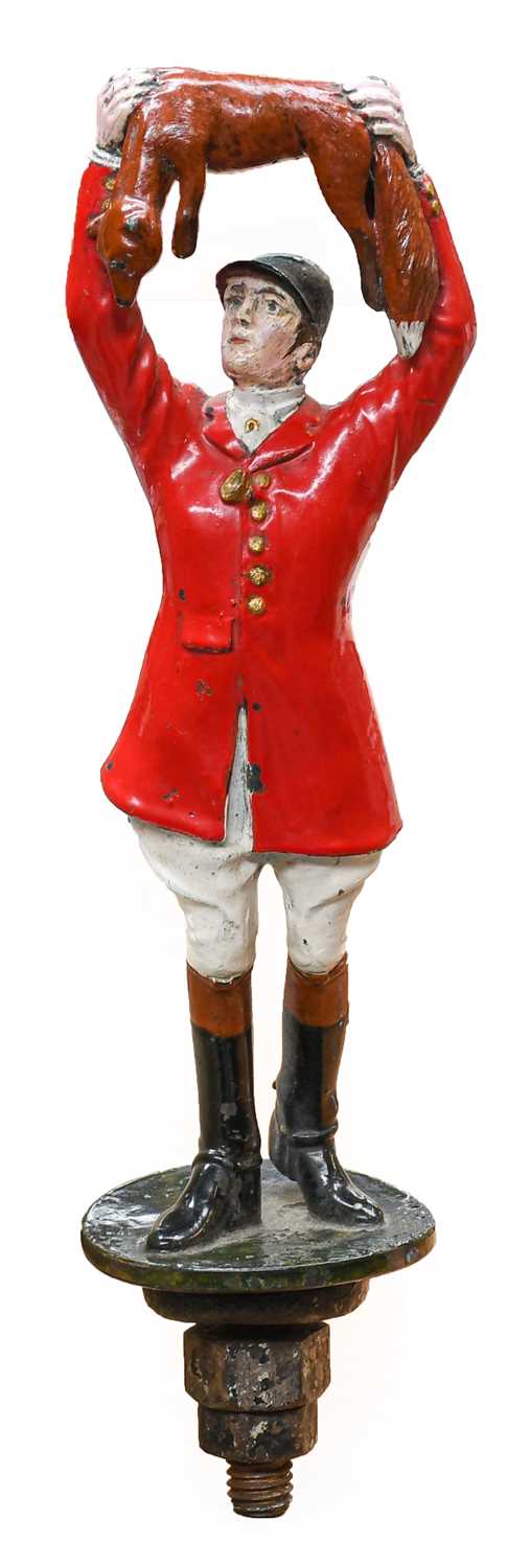 Lot 47 - A 1930/40 Car Mascot, as a huntsman with arms...