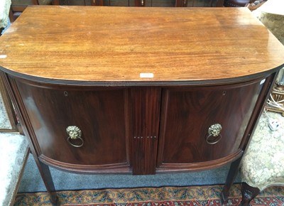 Lot 1150 - An early 20th century Georgian style mahogany...