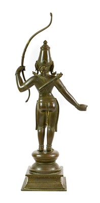 Lot 110 - An Indian Bronze Figure of Shiva, 18th/19th...