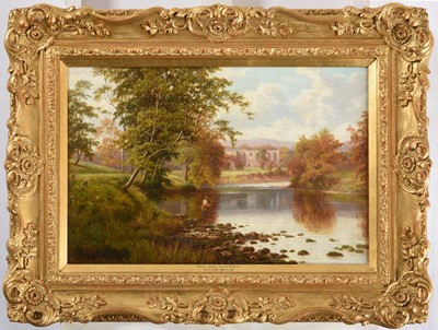 Lot 1045 - William Mellor (1851-1931) "On the Wharfe,...