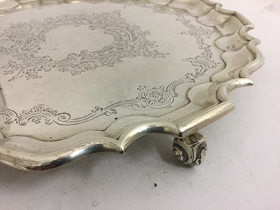 Lot 2113 - A George V Silver Salver, by Manoah Rhodes and...