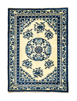 Lot 1147 - Ningxia Rug China, circa 1920 The cream field...