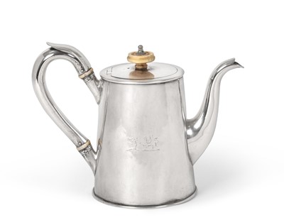 Lot 2086 - A William IV Silver Coffee-Pot, by Robert...