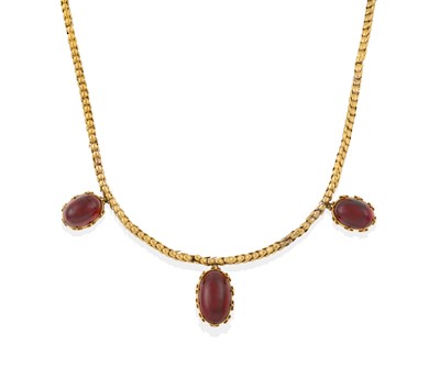 Lot 2302 - A Garnet Necklace