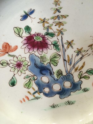 Lot 610 - A Set of Four Bow Porcelain Plates, circa 1755,...