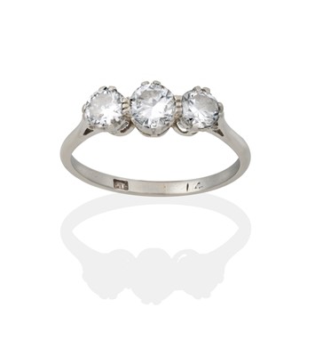 Lot 2283 - A Diamond Three Stone Ring