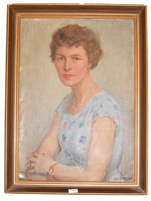 Lot 1053 - Vinkler Laszlo (1912-1980) Hungarian, portrait...