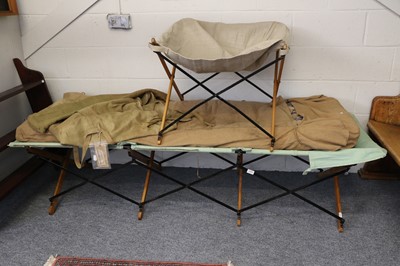 Lot 1209 - A First World War Campaign Bed and Matress