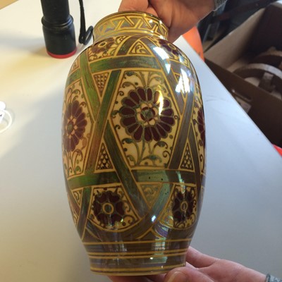 Lot 58 - A Pilkington's Royal Lancastrian Lustre Vase,...