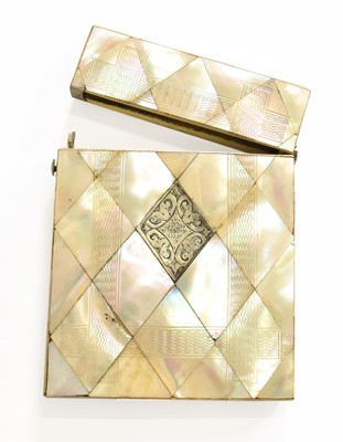 Lot 88 - A Victorian Mother-of-Pearl Card Case