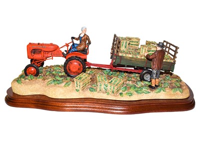 Lot 10 - Border Fine Arts 'Cut and Crated' (Allis Chalmers Tractor)
